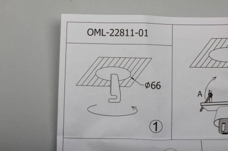 Потолочный светильник Omnilux Oakham OML-22811-01