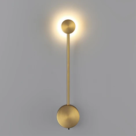 Настенный светильник Odeon Light Satellite 7009/5WL античная бронза/металл/акрил LED 3000/4000K тумблер на корп. 5W 220V