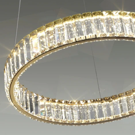Подвесной светильник Vekia 5015/45L (LED, 220V, на тросе, кольцо)