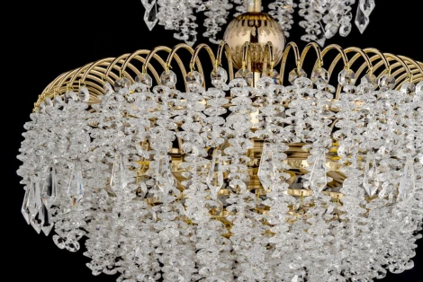 Подвесная люстра Arti Lampadari Bronte E 1.5.60.106 G (220V, хрусталь, на цепи)