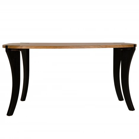 Стол журнальный BeautyStyle 35 дуб вотан/черный Mebelik 009857