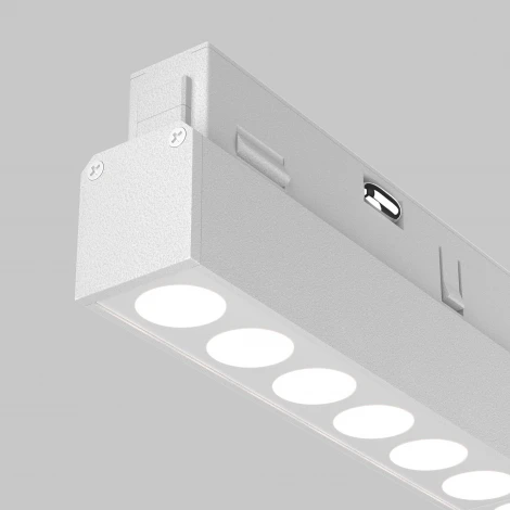 Трековый светильник магнитный светодиодный Voltega Exilight VGL031-2-12W4K-W 12Вт LED 48V