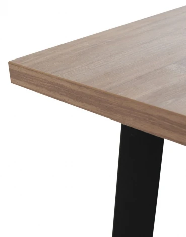 Стол КАНЗАС 120 ДУБ КУНЕО / Черный каркас M-City 64603