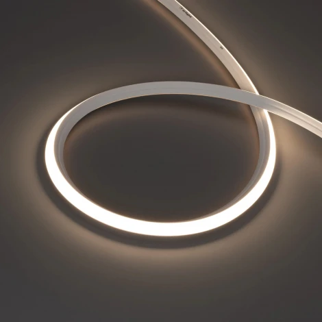 Светодиодная лента герметичная MOONLIGHT-3D-X544-10x10mm 24V Day4000 (8 W/m, IP67, 5m, wire x1) (Arlight, Вывод боковой) 041501