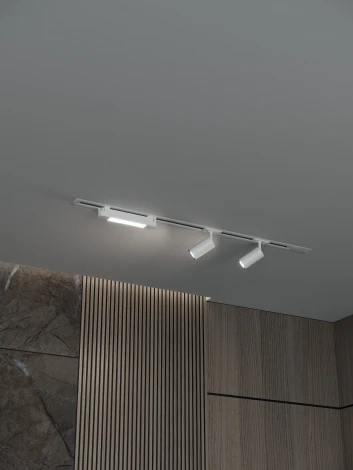 Трековая система в сборе встраиваемая однофазная 220V Hesby Lighting Skylite №5 HSBL_kompl_S005_VI1W4K