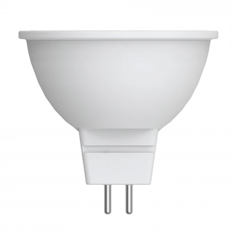 Лампа светодиодная, форма "JCDR", матовая, теплый белый свет 3000K Volpe Norma LED-JCDR-7W/3000K/GU5.3/38D/NR