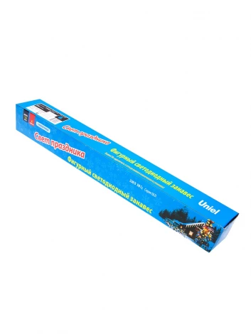 Гирлянда Uniel ULD-E1505-336/DTK BLUE IP44 TWISTED METEOR