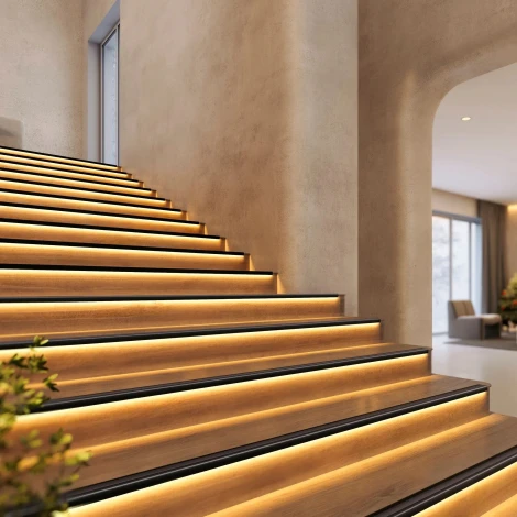 Профиль STAIR-W60-2000 ANOD (Arlight, Алюминий) 060866