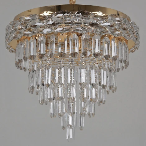 Подвесная люстра хрустальная Reluce 31070-0.4-500 MX GD