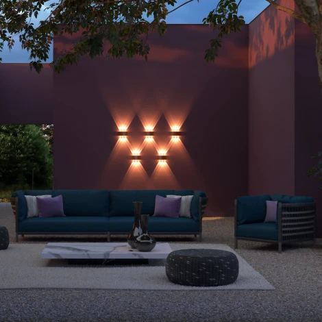Архитектурная подсветка Maytoni Strato O417WL-L6B3K (LED, 220V, круглые, IP54)