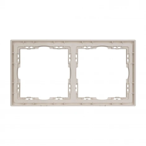 Рамка пластиковая FRM-NOBE-SFPL-2-CA (Arlight, Кашемир) 059456