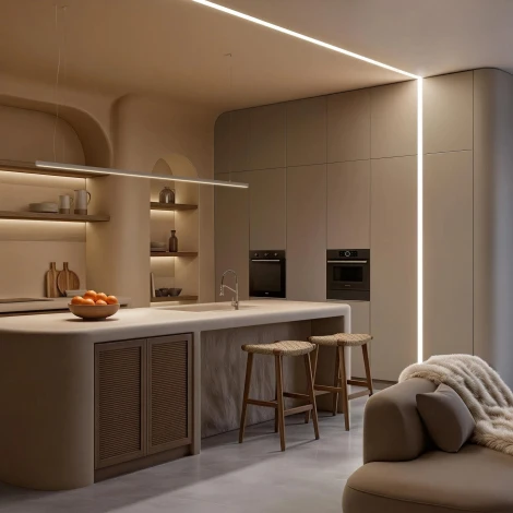 Профиль LINE-2525-2000 ANOD (Arlight, Алюминий) 053804