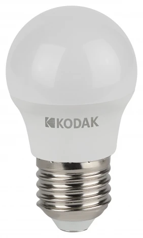 Светодиодная лампа Kodak LED P45-7W-830-E27 K 7Вт шар теплый белый свет Е27 (Б0057614)