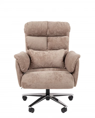 Кресло Chairman Home 433 Россия ткань S темно-бежевый 7210897