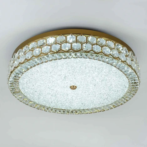 Потолочный светильник светодиодный хрустальный с пультом с регулировкой цветовой температуры LED4U LED4U L1181-700 BS