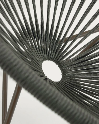 Стул уличный La Forma (ex Julia Grup) Samantha (Зеленый/ Металл,Веревка,Сталь)