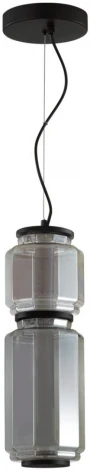 Подвесной светильник Odeon Light Jam 5408/20L черный/дымчатый/металл/стекло/акрил LED 20W 3000K 1480Лм (220V, на тросе)