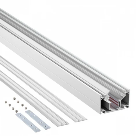 Низковольтный шинопровод для монтажа в натяжной потолок 3м Novotech Flum 135243 SHINO 48V
