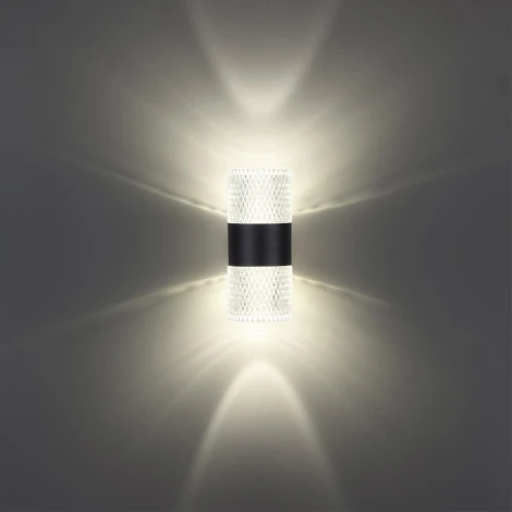 Настенный светильник уличный Novotech Estima 359294 STREET черный IP65 LED 14W 4000K 220V (круглые)