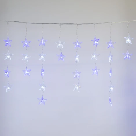 Гирлянда Uniel ULD-E5505-196/DTK WHITE-BLUE IP20 STARS-1