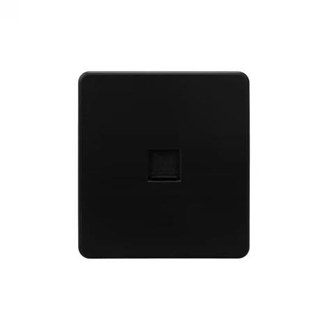 Розетка компьютерная RJ45 кат6 с/у оникс Kranz Round KR-78-0724-3
