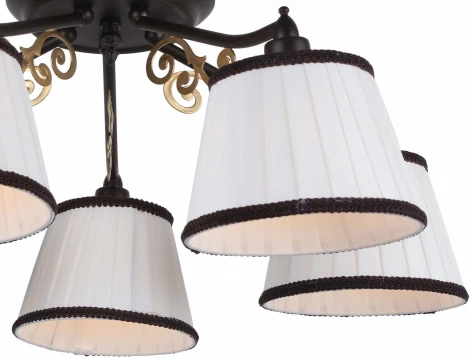 Потолочная люстра Arte Lamp Capri A6344PL-5BR