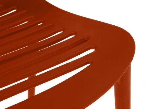 Комплект стульев Spike 4 шт. ОГОГО Обстановочка! 966750 (Пластик/Терракотовый)