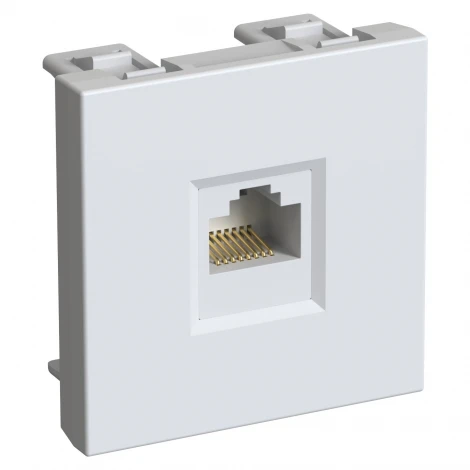 Розетка Ethernet RJ-45 (белый) Systeme Electric W45 RIN-144K5E-B