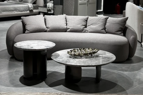 87YY-22085 Диван Форли (Forli) светло-серый 250*116*72см Garda Decor