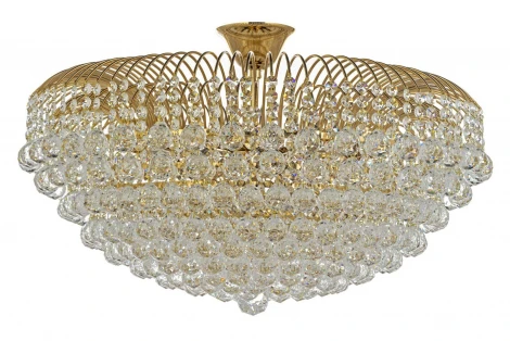 Потолочная люстра на штанге Arti Lampadari Empoli E 1.2.60.100 G (220V, хрусталь, круглые)