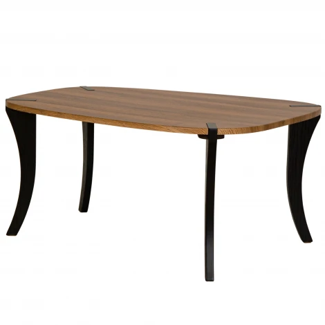 Стол журнальный BeautyStyle 35 дуб вотан/черный Mebelik 009857