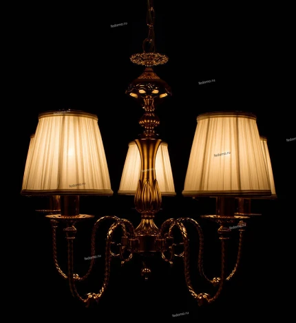 Подвесная люстра Arte Lamp Orafo A2044LM-5GO