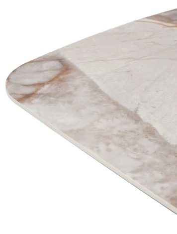 Стол ИМБЕРТ (IMBERT) 180 цвет ПАТАГОНИЯ (GLOSS PATAGONIA), керамика / МЕДНЫЙ БРАШИРОВАННЫЙ, ®DISAUR M-City 64673