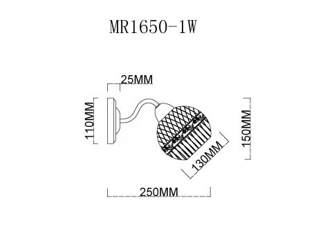 Бра MyFar Фрэнк MR1650-1W