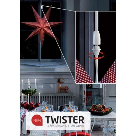 Ротатор кабельный Markslojd Twister, белый