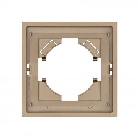 Рамка пластиковая FRM-TENDO-PL-1-GD (Arlight, Песочный) 053838