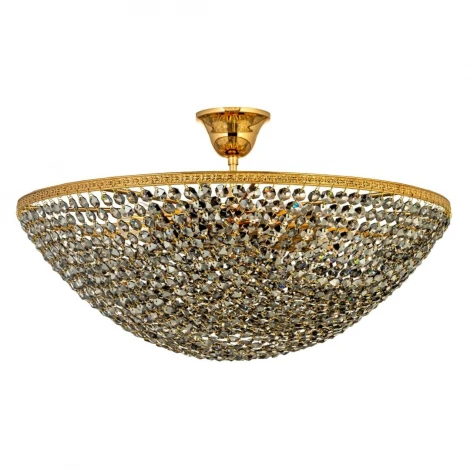 Потолочная люстра на штанге Arti Lampadari Stella E 1.3.50.506 G (220V, хрусталь, круглые)