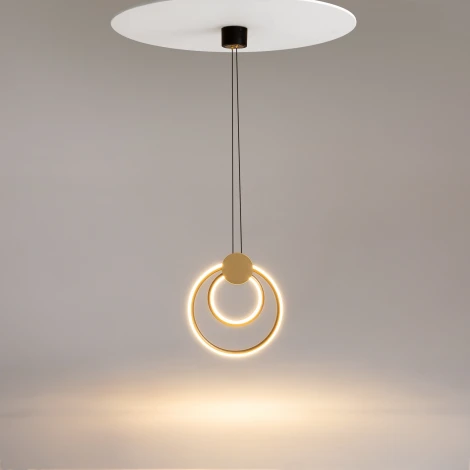 Подвесной светильник Maytoni Link MOD357PL-L14BS3K (LED, 220V, на проводе, кольцо)