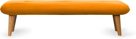 Банкетка Loa ОГОГО (арт.631211), (Велюр/Желтый)