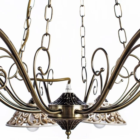 Подвесная люстра Arte Lamp Carved A5387LM-8AB