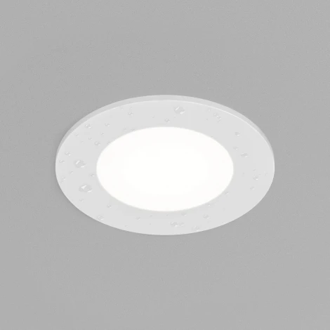 Встраиваемый влагозащищенный светильник PORT DK3101-WH (220V, круглые)