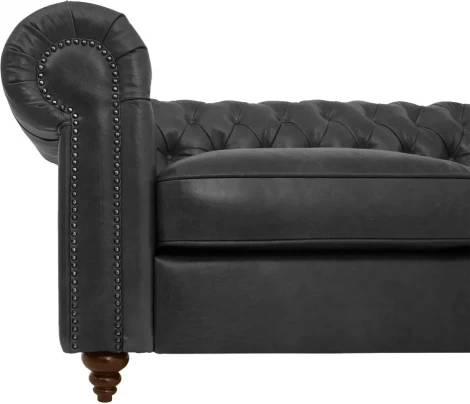 Диван Chester Classic ОГОГО (арт.329583), (Ткань/Черный)