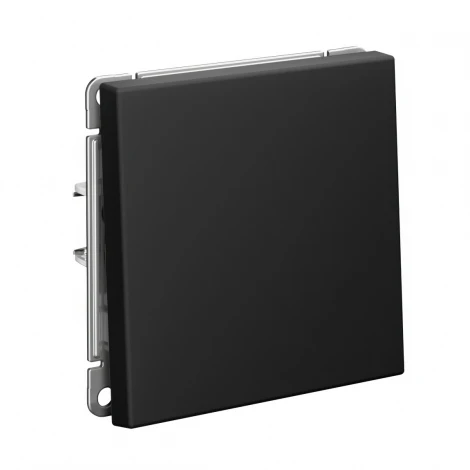 Переключатель одноклавишный (карбон) Systeme Electric GAL001061