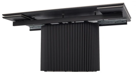 Стол АРИЯ 160 PANDORA LIGHT, керамика / Черный каркас M-City 64723