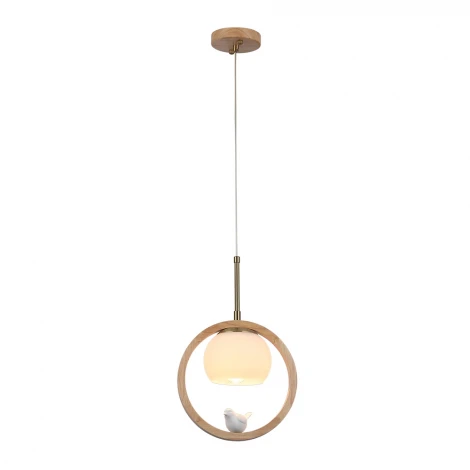 Подвесной светильник Arte Lamp A4182SP-1BR Caprice (220V, на проводе, шар, птички)