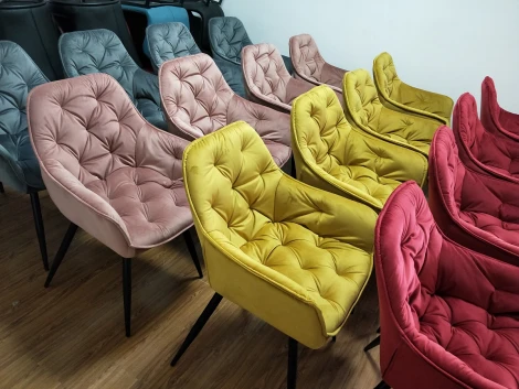 Стул M-City HOLLA BLUVEL-52 PINK, велюр