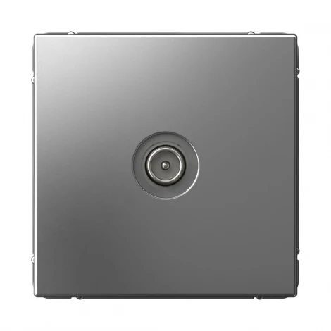 ТВ-розетка проходная (сталь) Systeme Electric GAL000992