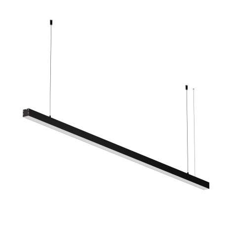 Подвесной светильник линейный светодиодный Maytoni Technical LL312013 3000K 35x35 черный 1,5 м