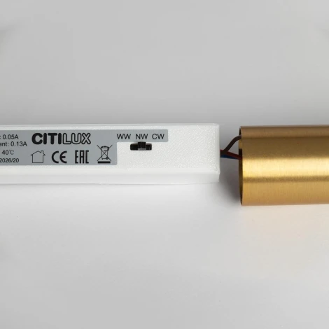 Подвесной светильник светодиодный (+BF9025BS) латунь Citilux Tubu CL51512V_BF