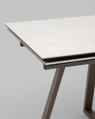 Стол Керас 120-180/80/75, столешница керамика Carmen light grey Stool Group УТ000042068